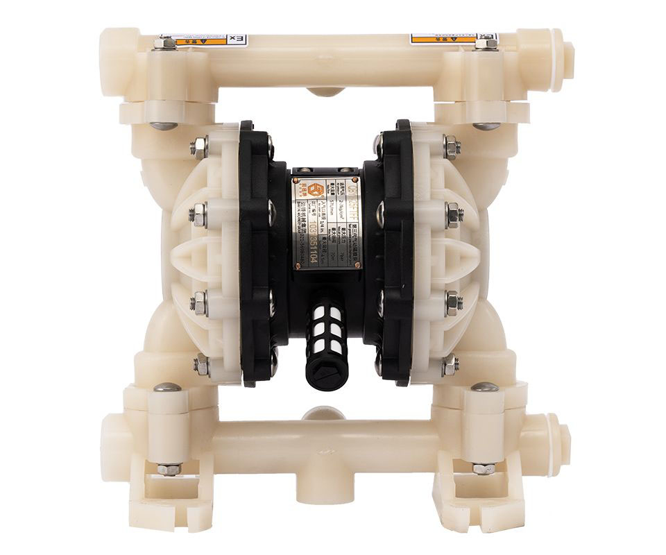 氣動隔膜泵QBY3-25氟塑料
